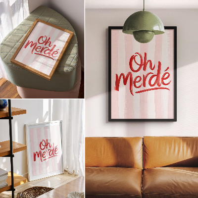 Poster Oh Merde