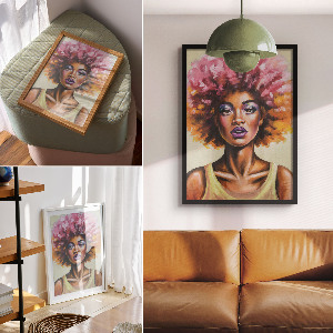 Wall art African American Porter