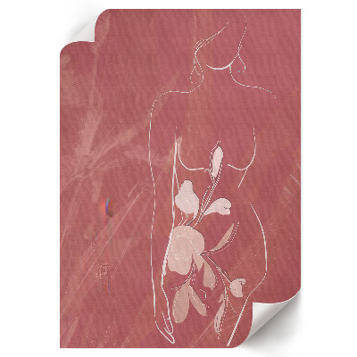 Art print Female silhouette