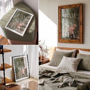 Decorative poster I am so fly