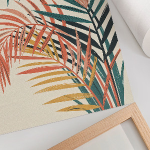 Wall art Tropical leaves