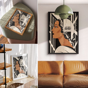 Poster Woman Modernism