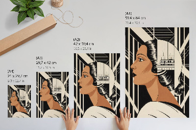 Poster Woman Modernism