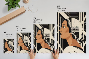 Poster Woman Modernism