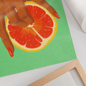 Decorative poster Citrus and palm