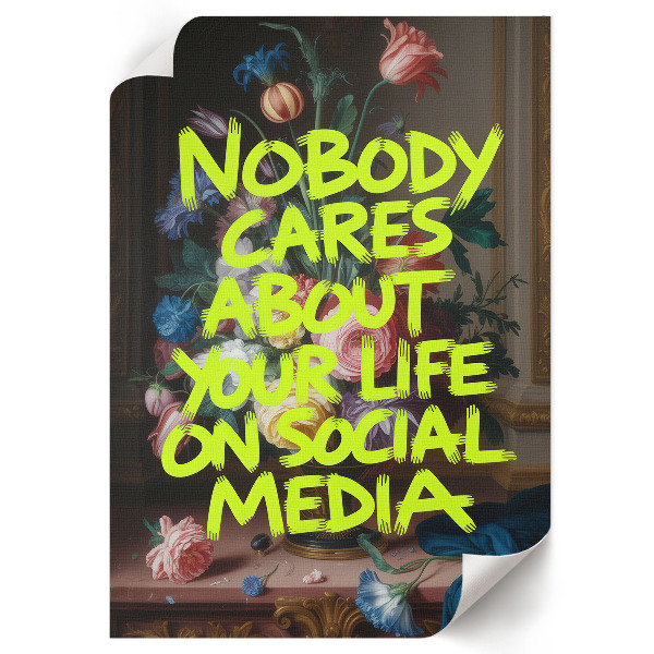 Poster Nobody cares
