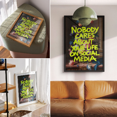 Poster Nobody cares
