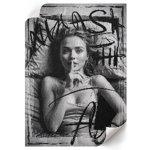 Wall art Mysterious woman