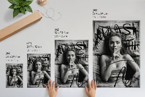 Wall art Mysterious woman