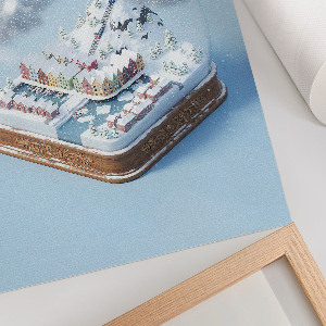 Art print Bergen Snow Globe