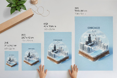 Wall art Cichago Snowball