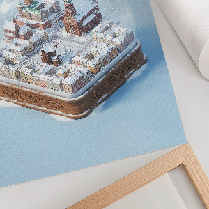 Wall print Snow globe Gdańsk