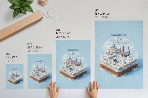 Wall print Snow globe Gdańsk