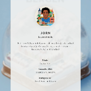 Art print Helsinki Snow Globe