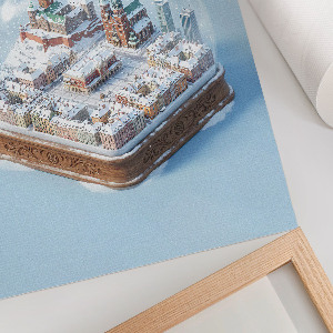 Poster Snow globe Krakow