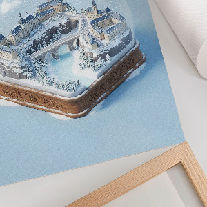 Wall art Luxembourg Snow Globe