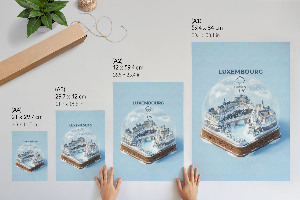 Wall art Luxembourg Snow Globe