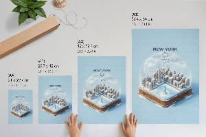 Art print New York Snow Globe
