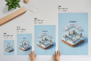 Poster Snow globe Paris