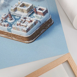 Wall art Stockholm Snow Globe