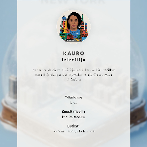 Art print Snow globe Vienna