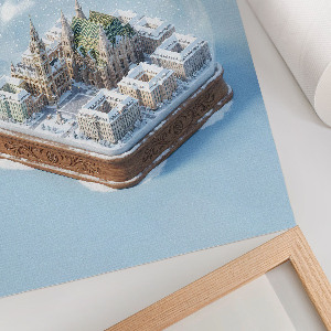 Art print Snow globe Vienna