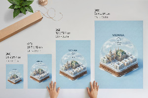 Art print Snow globe Vienna