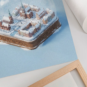 Poster Snow globe Wroclaw