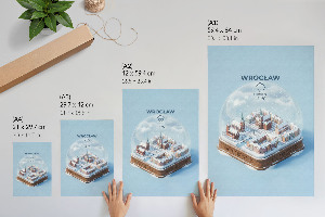 Poster Snow globe Wroclaw