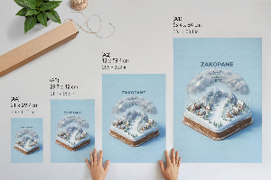 Wall art Snow globe Zakopane
