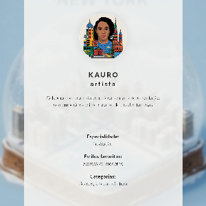 Wall print Zurich Snow Globe