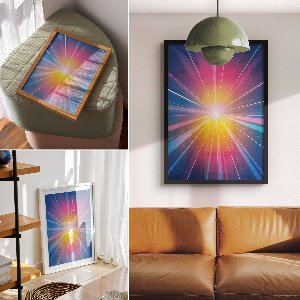 Art print Colorful energy