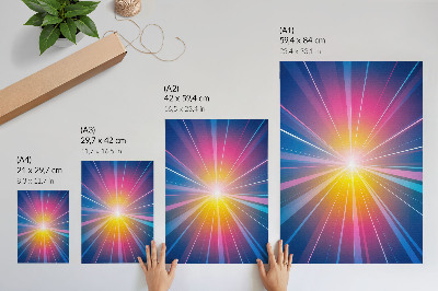Art print Colorful energy