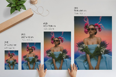 Decorative poster Floral styling