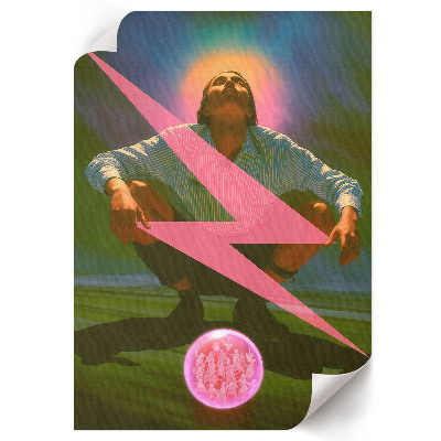 Poster Surrealist man
