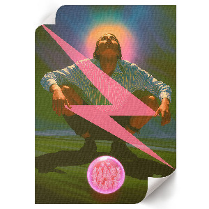 Surrealist man poster