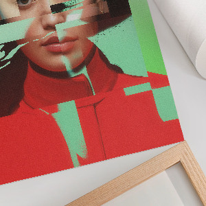 Modern portrait wall art