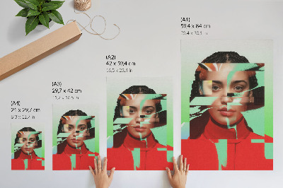 Wall art Modern portrait