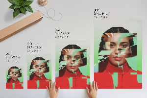 Modern portrait wall art