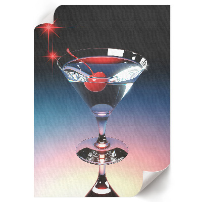 Wall print Cherry cocktail