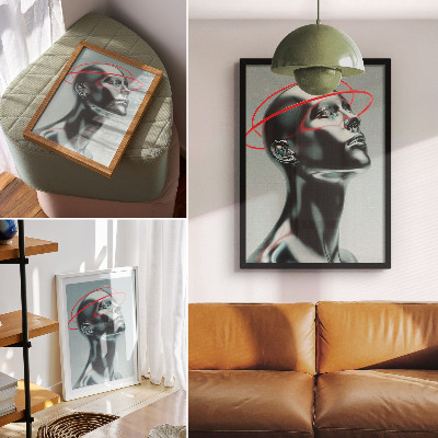 Art print Modern sculpture