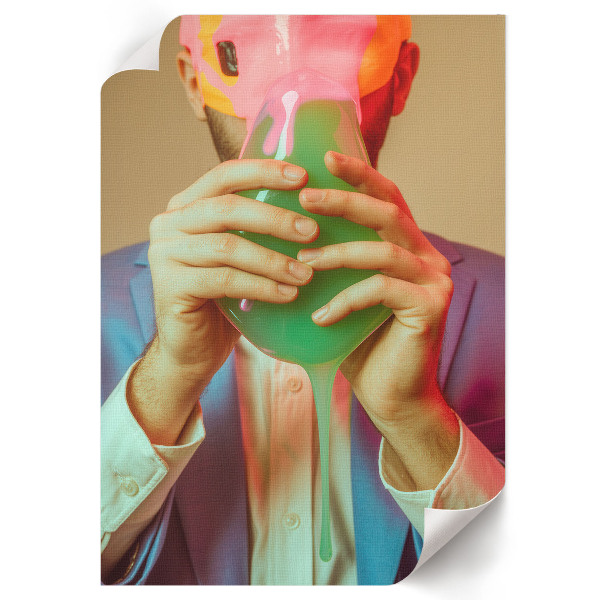 Poster Surrealist portrait