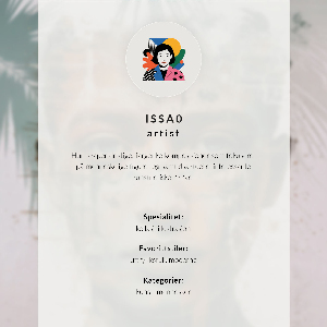 Poster Surrealist portrait