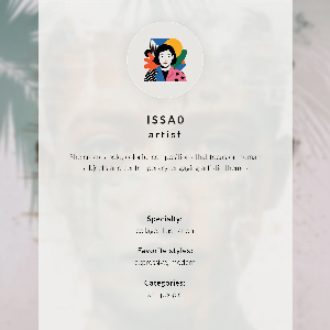 Poster Surrealist portrait