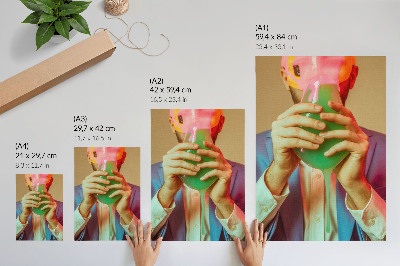 Poster Surrealist portrait