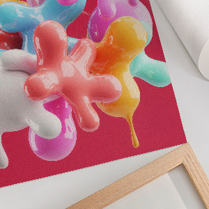 Art print Colorful forms