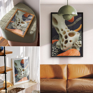 Poster Futuristic abstraction