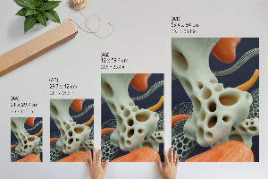 Poster Futuristic abstraction