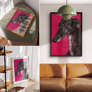 Wall art Dog portrait