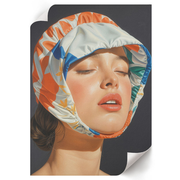 Colorful portrait wall print
